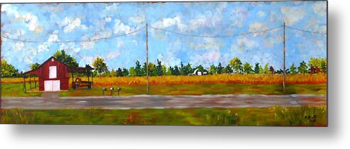 Prince Edward County Metal Print featuring the painting Prince Edward County by Diane Arlitt