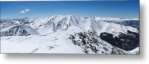 Mt. Guyot Metal Print featuring the photograph Summit Panorama - Mt. Guyot by Aaron Spong