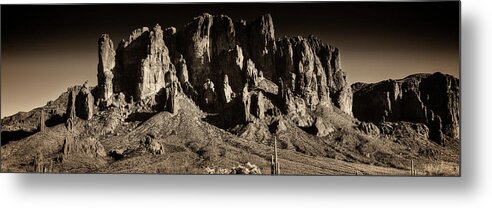Arizona Metal Print featuring the photograph Superstition Mountain by Roger Passman