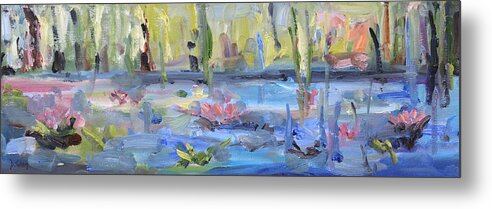 Lily Metal Print featuring the painting Sweet Solitude by Donna Tuten