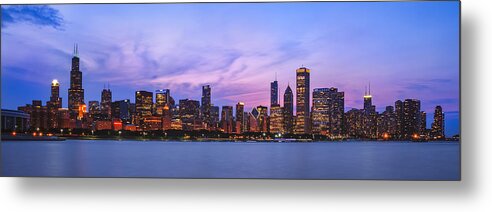 Lake Michigan Metal Print featuring the photograph The Windy City by Scott Norris