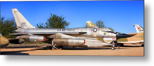 1960s Metal Print featuring the photograph B58 Hustler SAC Bomber by Chris Smith