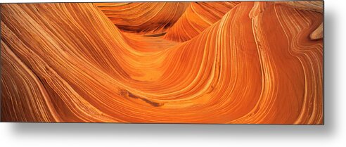 Mineral Metal Print featuring the photograph Coyote Buttes Sandstone Stripes by Joseph Sohm; Visions Of America