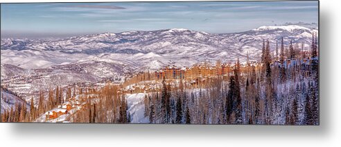 Park City Metal Print featuring the photograph Deer Valley Vista by Donna Twiford