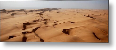 Tranquility Metal Print featuring the photograph Namibia Desert, Swakopmund, Walvis Bay by P. Medicus