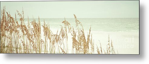 America Metal Print featuring the photograph Beach Sea Oats Grass Pensacola Florida Retro Panorama Photo by Paul Velgos America Metal Print featuring the photograph Beach Sea Oats Grass Pensacola Florida Retro Panorama Photo by Paul Velgos