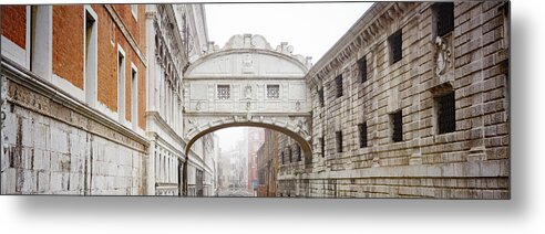 Bridge Metal Print featuring the photograph Dsc3694 - The Bridge of Sighs, Venice by Marco Missiaja