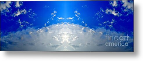 Nature Metal Print featuring the photograph Equivalents of Clouds 006 by Leonida Arte
