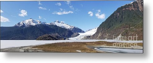 #juneau Metal Print featuring the photograph McGinnis to the Falls by Charles Vice