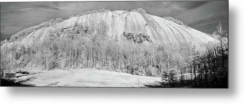 North Carolina Metal Print featuring the photograph The Climb bw by Dan Carmichael