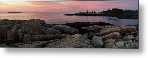 Sunrise Metal Print featuring the photograph Sunrise At Blueberry Hill by Mike Farslow
