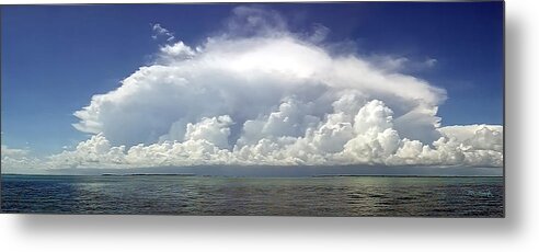 Duane Mccullough Metal Print featuring the photograph Big Thunderstorm over the Bay by Duane McCullough
