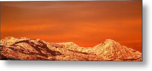 Donner Pass Metal Print featuring the photograph Emigrant Gap by Bill Gallagher