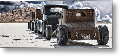 Bonneville Metal Print featuring the photograph Salt Rats by Keith Berr 