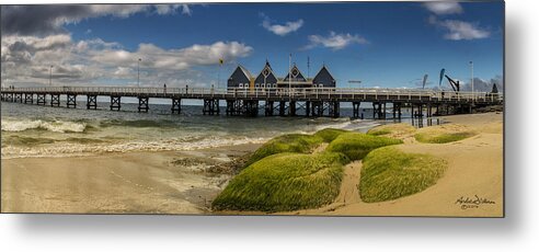 Wharf Metal Print featuring the photograph The Busselton Wharf by Andrew Dickman
