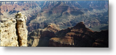 Grand Canyon Metal Print featuring the photograph Yaki Point Grand Canyon by Gilbert Artiaga