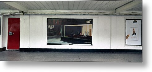 London Metal Print featuring the photograph Nighthawks at Earls Court by Jan W Faul