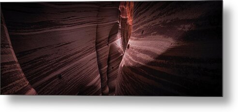 50s Metal Print featuring the photograph Zebra Canyon #1 by Edgars Erglis