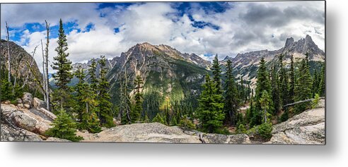 Seattle Photographer Metal Print featuring the photograph Washington Pass Lookout by Tommy Farnsworth