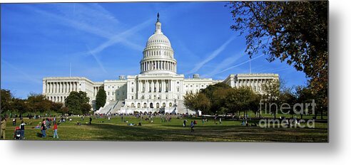 United States Capitol Metal Print featuring the photograph A Capitol View by Mark Miller
