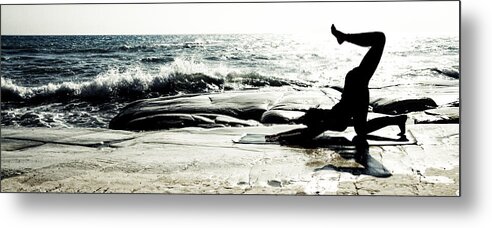 Beach Metal Print featuring the photograph Become One by Stelios Kleanthous