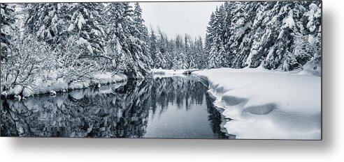 Alaska Metal Print featuring the photograph Winter Creek by Scott Slone