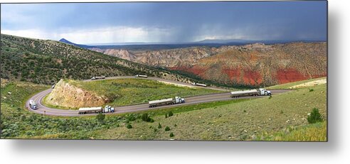 Convoy Metal Print featuring the photograph The Department of Redundancy Department by David Andersen