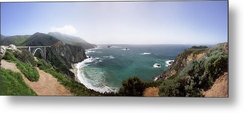 Panoramic Metal Print featuring the photograph Calipano by Harold Cook