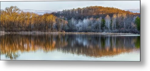 Reflection Metal Print featuring the photograph Daybreak by Brad Bellisle