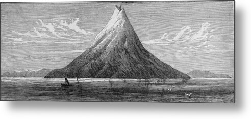 Underwater Metal Print featuring the photograph The Island Of Krakatoa by Kean Collection