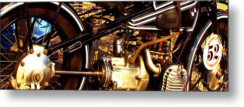 1 Metal Print featuring the photograph 1928 BMW Canonball Contender by Jeff Kurtz