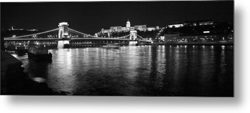 Europe Metal Print featuring the photograph Chain Bridge-Budapest by John Magyar Photography