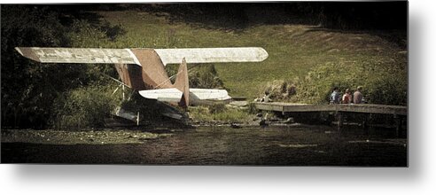 Seaplane Metal Print featuring the photograph Dock of the Bay Panorama by Scott Campbell