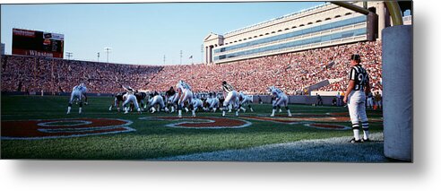 Photography Metal Print featuring the photograph Football Game, Soldier Field, Chicago by Panoramic Images