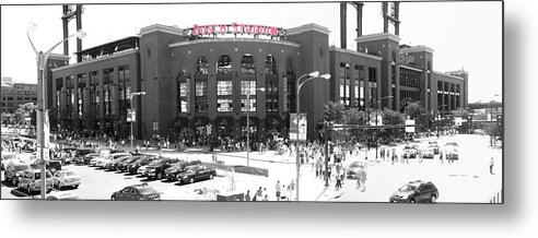 Busch Stadium Metal Print featuring the photograph Home of the Cardinals by C H Apperson