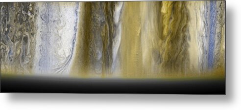 Science Metal Print featuring the photograph Jupiters Varied Surface Structures by Science Source