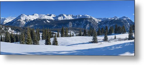 Snow Metal Print featuring the photograph Molas Pass by Darren White