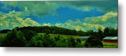 Ozark Farm Metal Print featuring the photograph Ozark Farm 3 by Larry Campbell