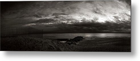 Panoramic Metal Print featuring the photograph Plum Island by Rick Mosher