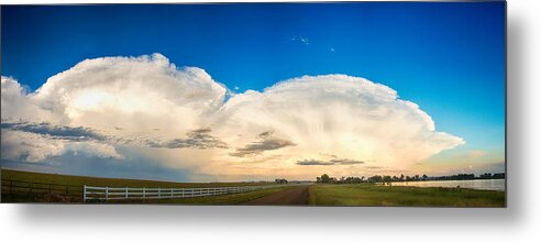 Cumulonimbus Metal Print featuring the photograph You Are Welcome by James BO Insogna