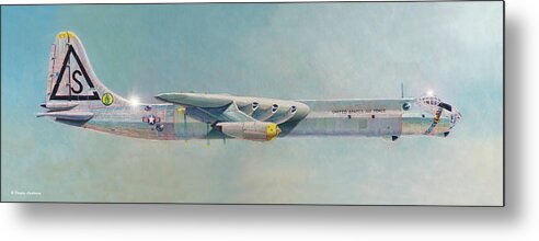 Aviation Metal Print featuring the painting Peacemaker #2 by Douglas Castleman