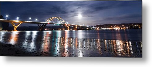 Reflections Metal Print featuring the photograph Night Visions by Margaret Pitcher