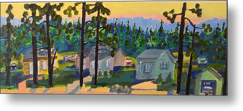 North Shore Metal Print featuring the painting North Shore by Rodger Ellingson