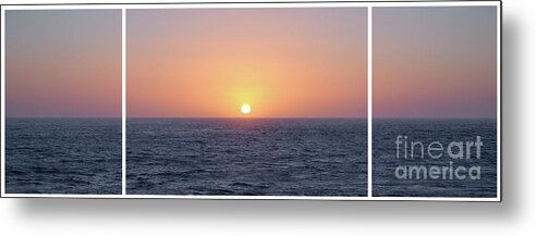 San Francisco Metal Print featuring the photograph Pacific Sunset Triptych by Dean Birinyi