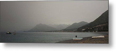 Storm Metal Print featuring the photograph Storm approaching by Jocelyn Kahawai