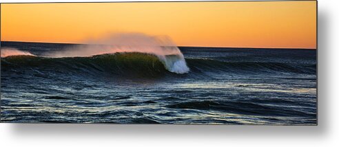 Climate Metal Print featuring the photograph Sunset Wave by Pelo Blanco Photo