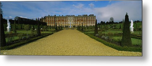Photography Metal Print featuring the photograph Formal Garden In Front Of A Palace #6 by Panoramic Images