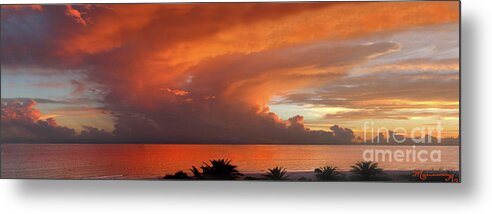 Sunset Metal Print featuring the photograph Awesome Sunset by Mariarosa Rockefeller