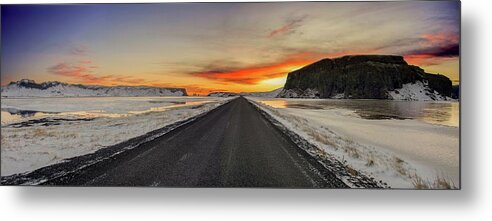 Route Metal Print featuring the photograph Highway to nowhere by Robert Grac