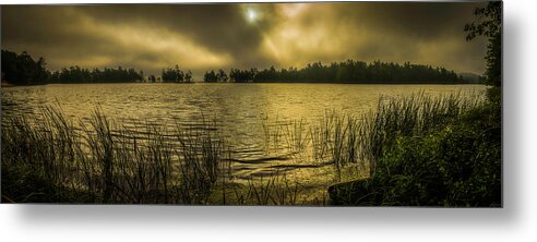 Lost Metal Print featuring the photograph Sunbeam On Lost Lake by Owen Weber